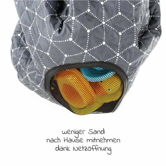 Hot Sale 😀 Zamboo Spielplatzdecke 2in1 - Tasche und Unterlage - Grau Weiß ⭐ 4 Hot Sale 😀 Zamboo Spielplatzdecke 2in1 - Tasche und Unterlage - Grau Weiß ⭐ - Image 4
